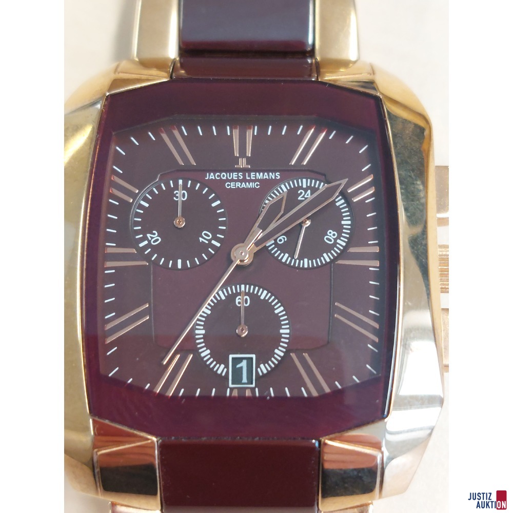 Herrenarmbanduhr der Marke Jaques Lemans