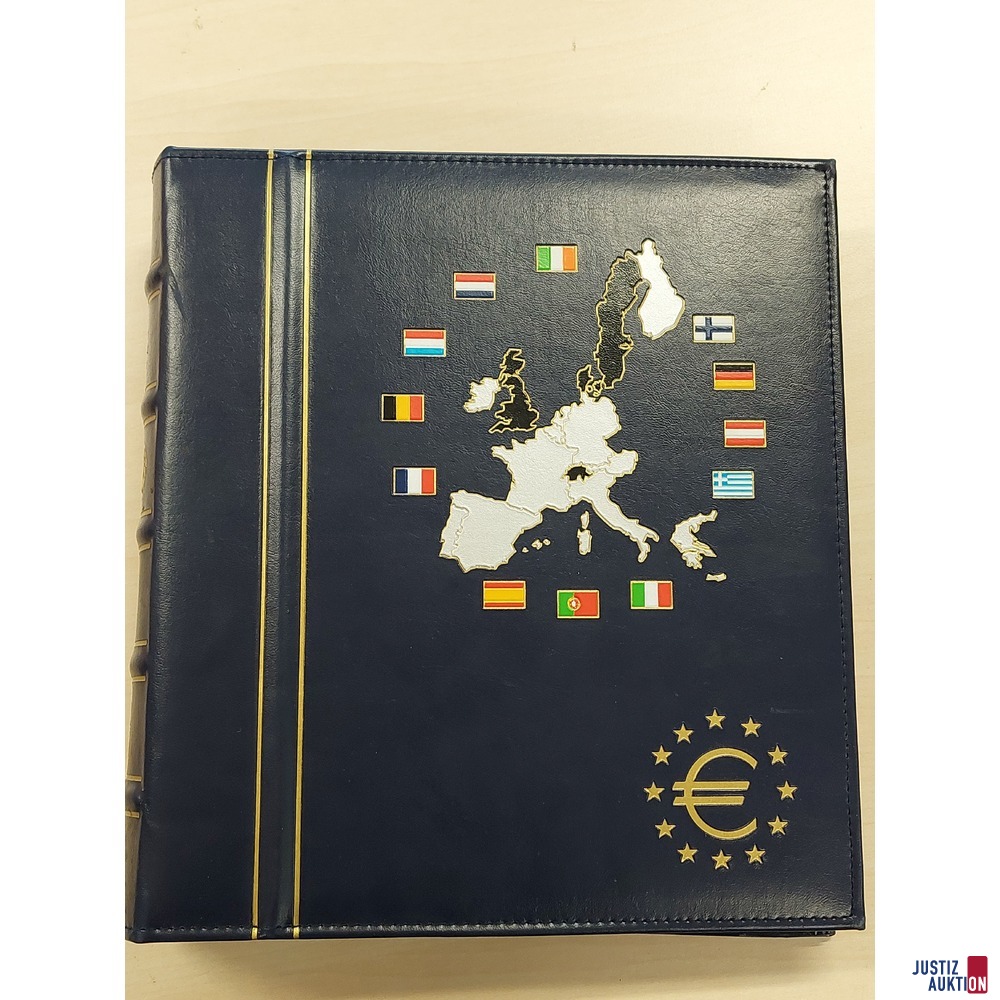 Sammelalbum an Eurom&uuml;nzen 12 L&auml;nder