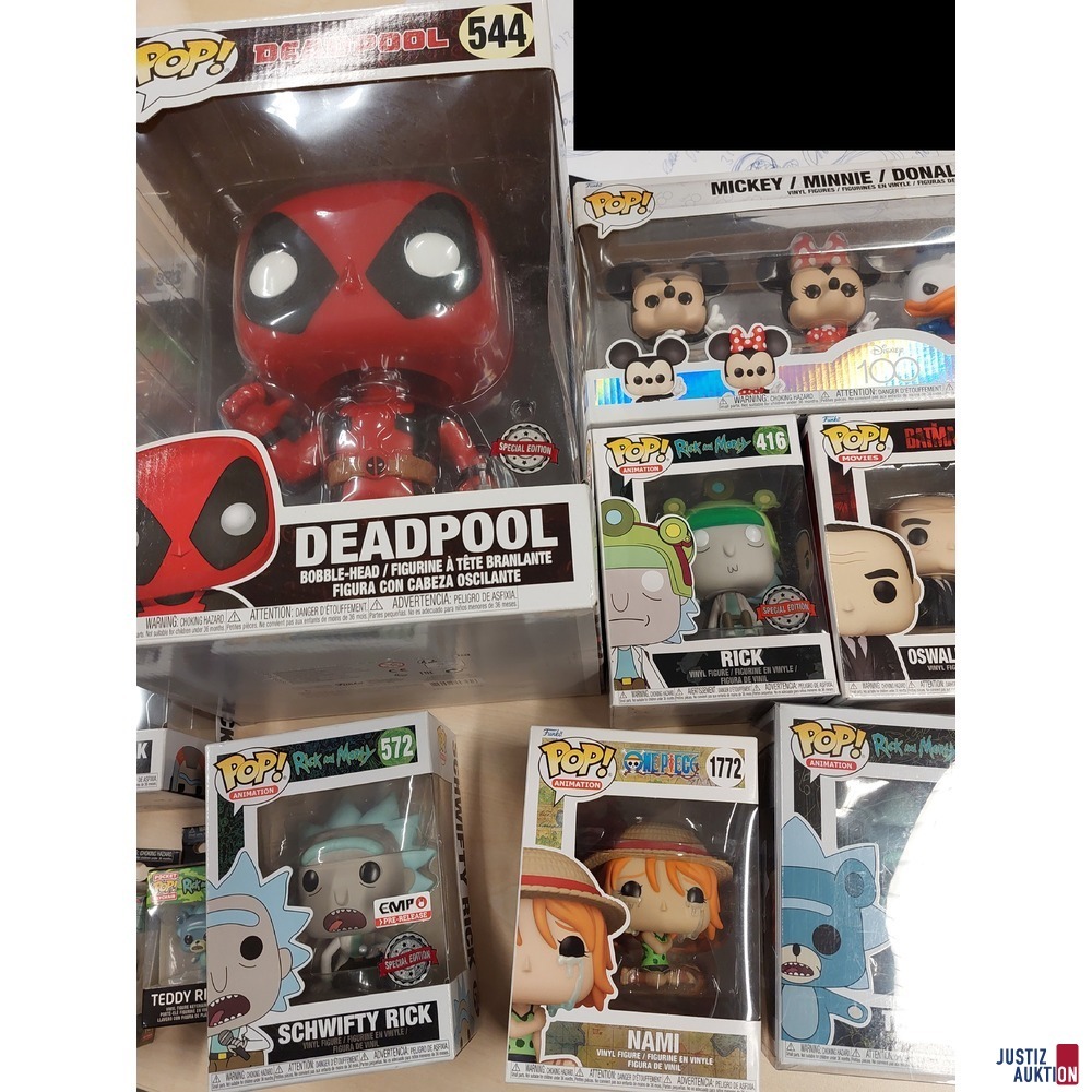 Konvolut bestehend aus 17 Funko POP&excl;