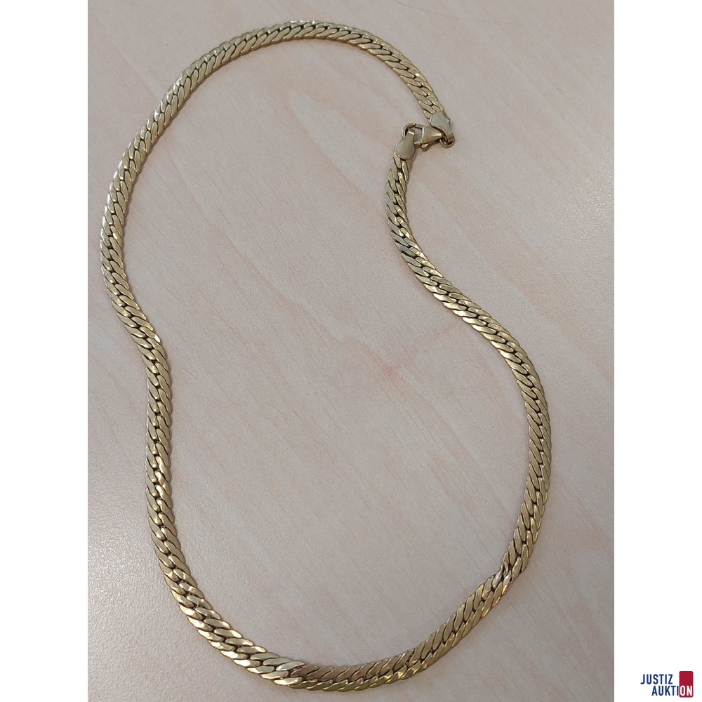 Damenkette hohl defekt 45 cm lang&comma; 333 &permil; punziert&comma; 14&comma;6g