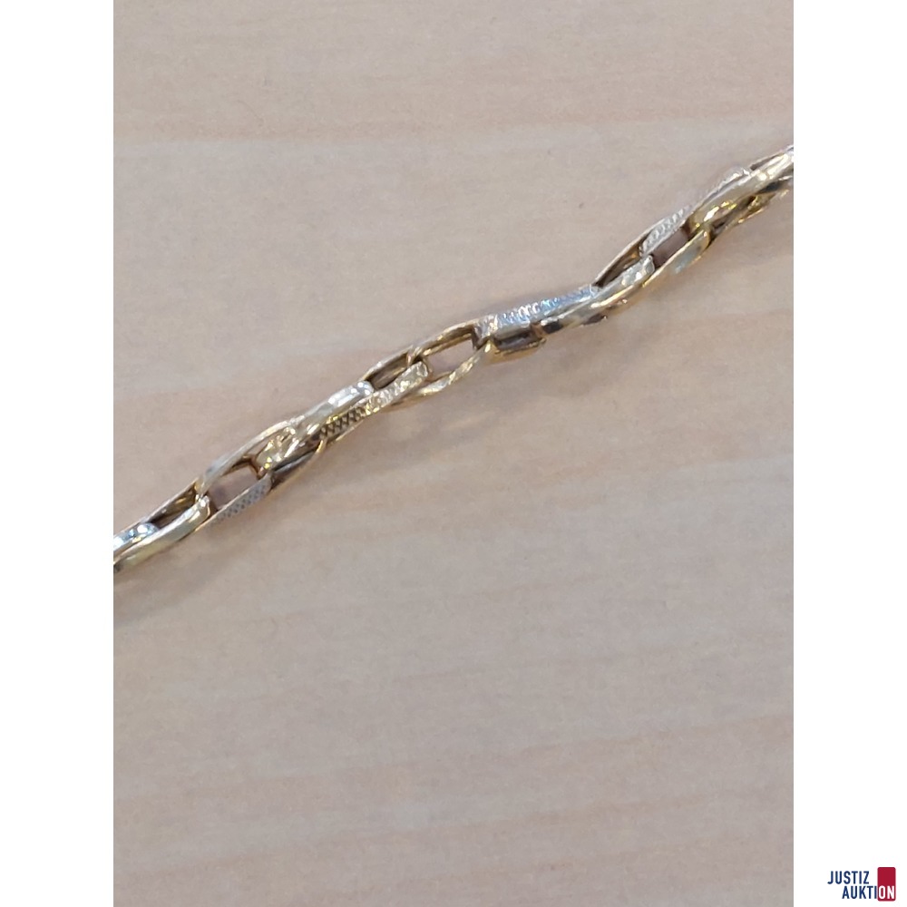 Armband 585 &permil; Gelbgold 5&comma;5 g L&auml;nge 17 cm