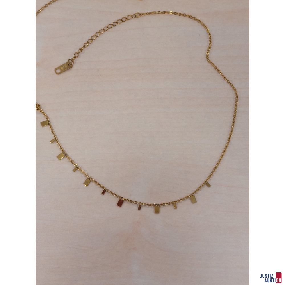Damenhalskette Ankermuster 750 &permil; punziert&comma; 45 cm lang&comma; 2&comma;5 g