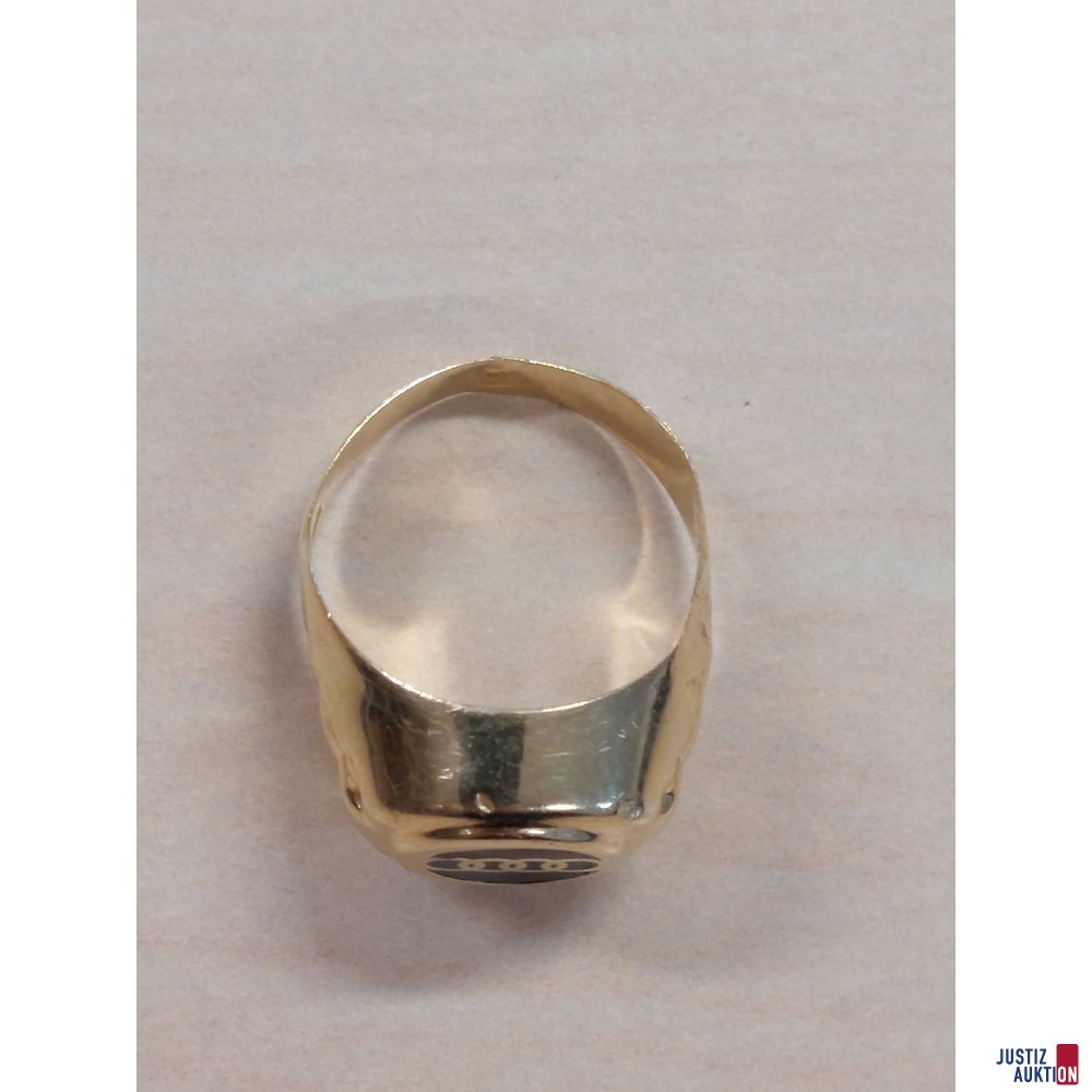 1 Ring 585‰ Gelbgold punziert Gr. 50 3,5 g