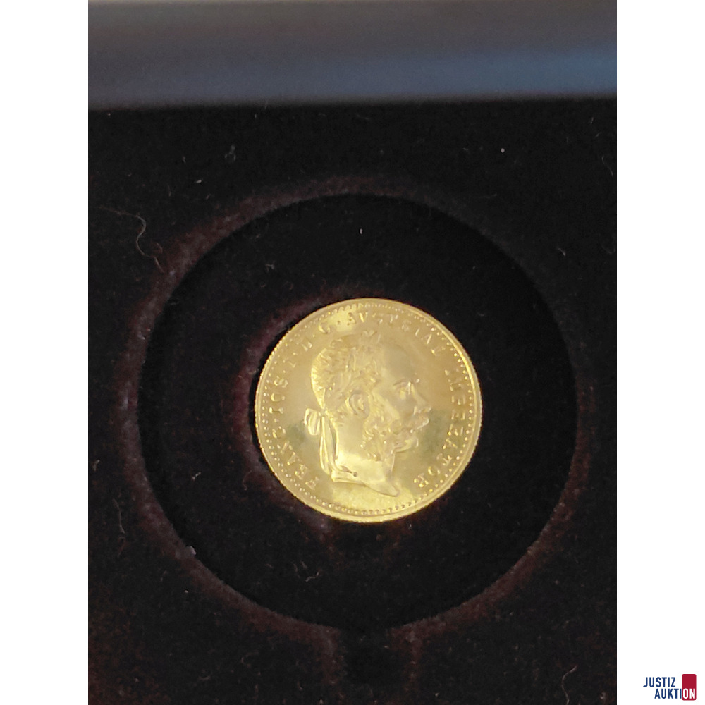Einfacher Dukat Franz Joseph 986 &permil; 3&comma;49 g