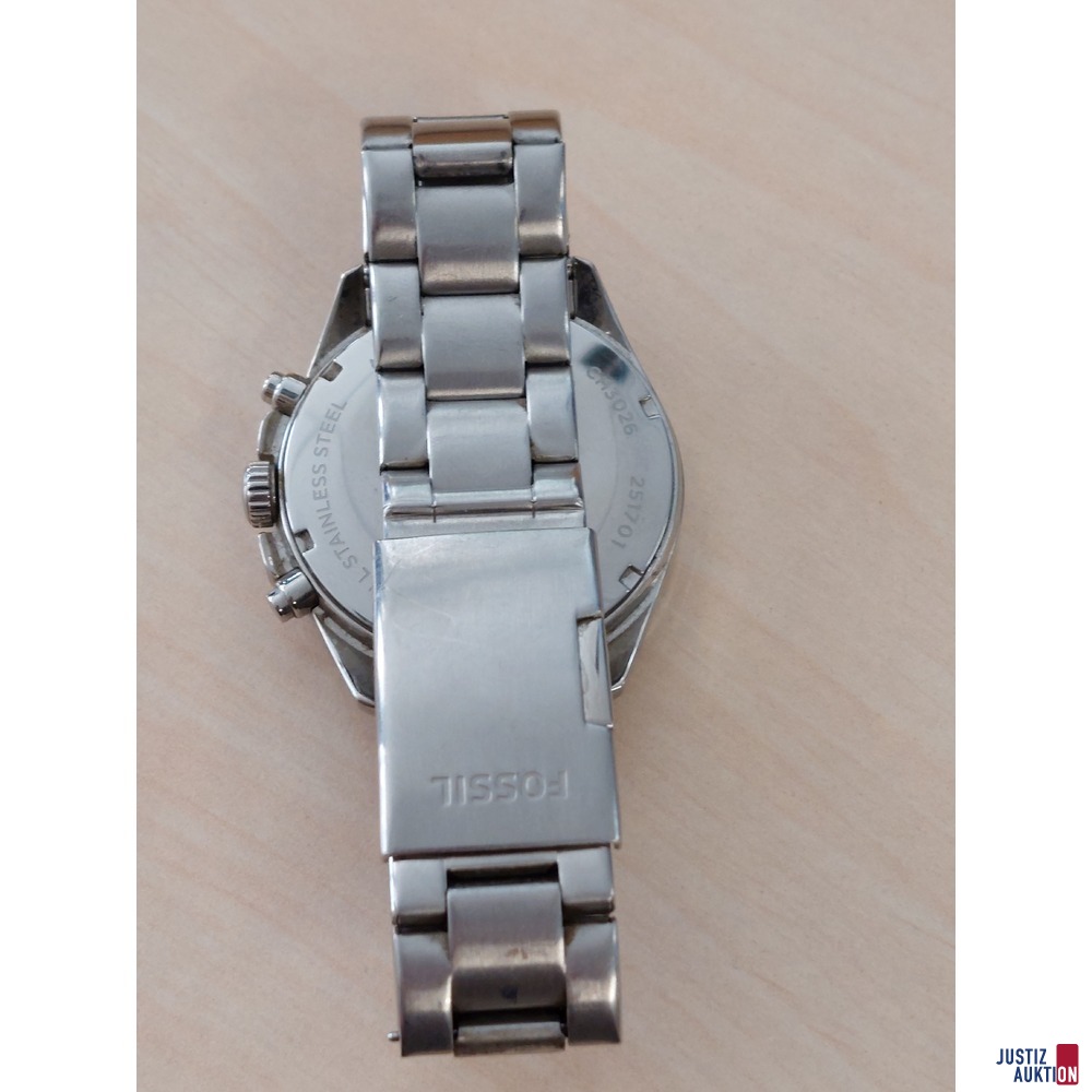 Herrenarmbanduhr der Marke Fossil
