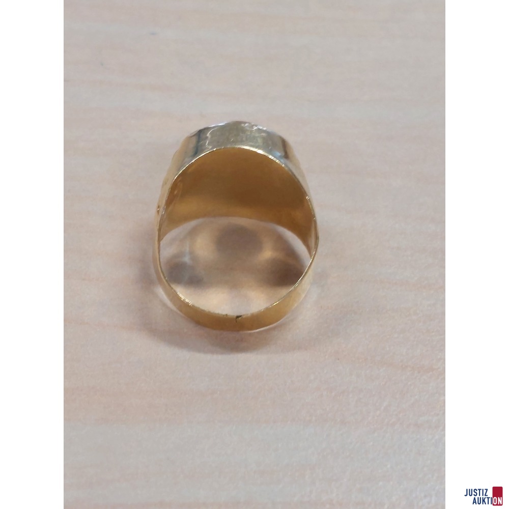 1 Ring 585‰ Gelbgold punziert Gr. 50 3,5 g