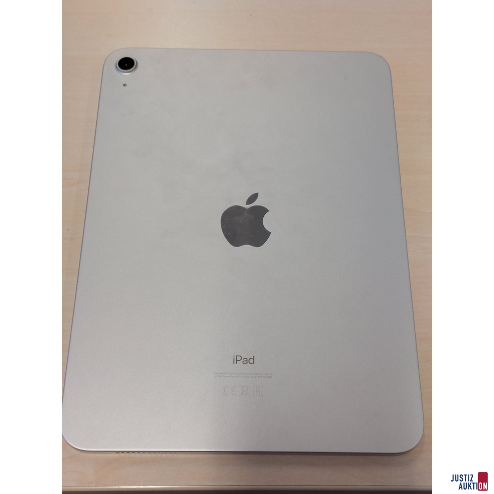 iPad der Marke Apple 10TH GEN WIFI 64GB&comma; SIlver Ger&auml;tenummer&colon; LFW71YNR6D