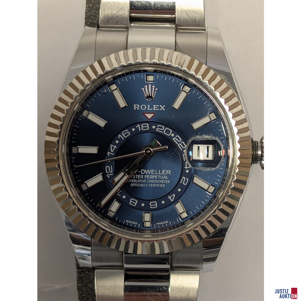 Armbanduhr Rolex SKY-DWELLER – foto 2 – kavel bij Justiz-Auktion, Halle (Saale)