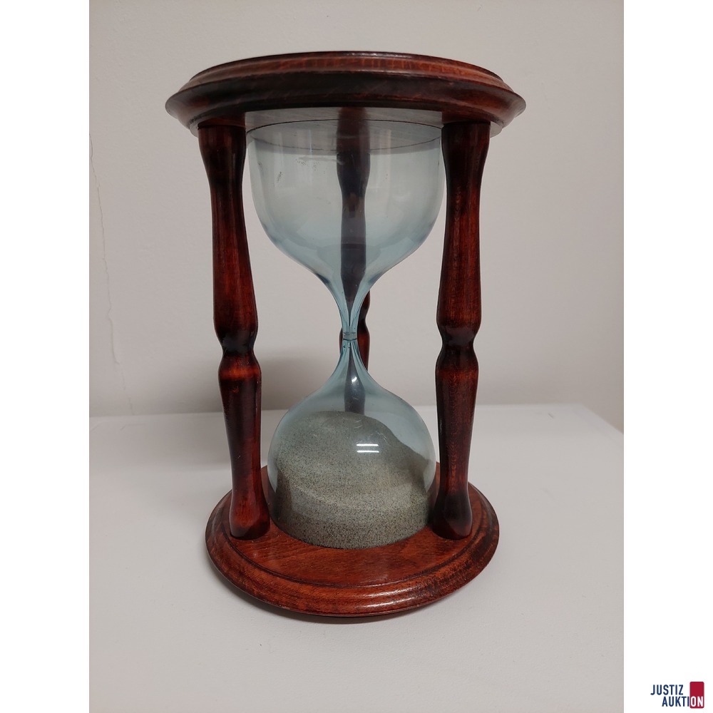 Sanduhr Höhe zirka 24 cm