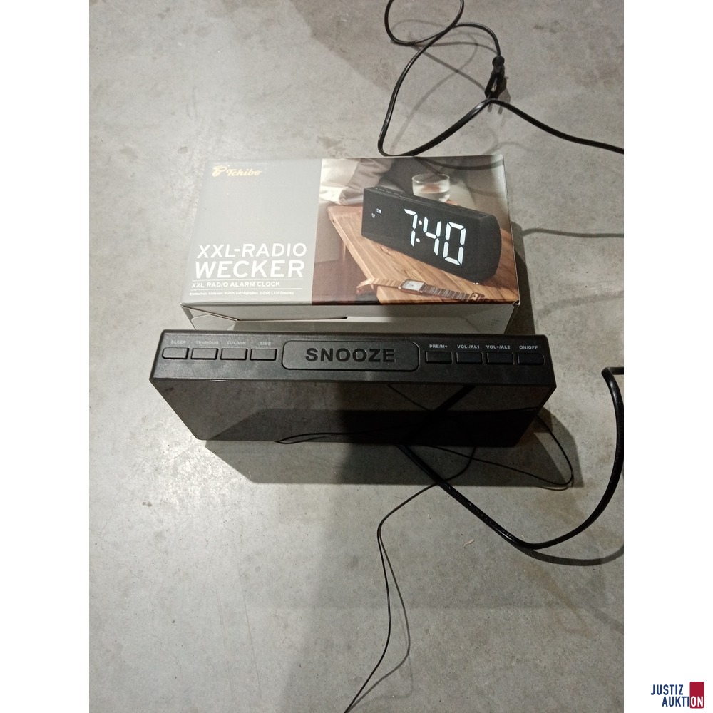 XXL-Radio-Wecker Tschibo