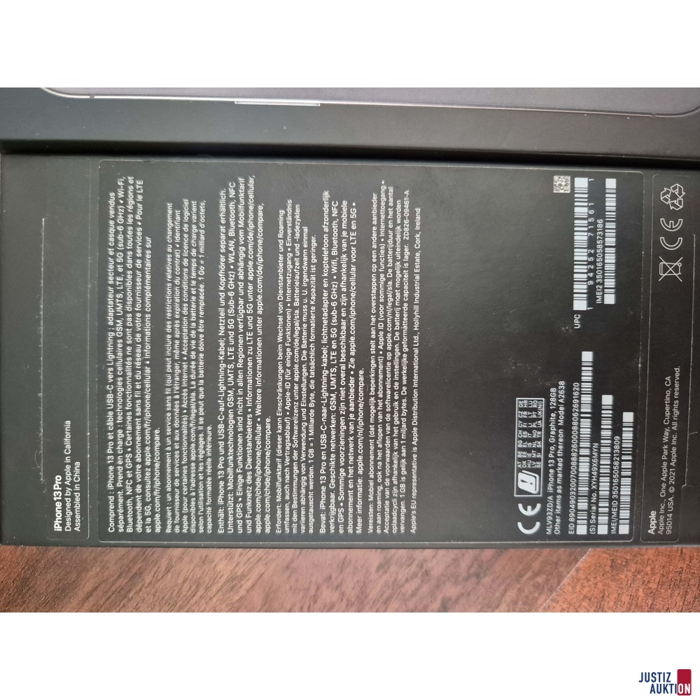 Rückseite Verpackung