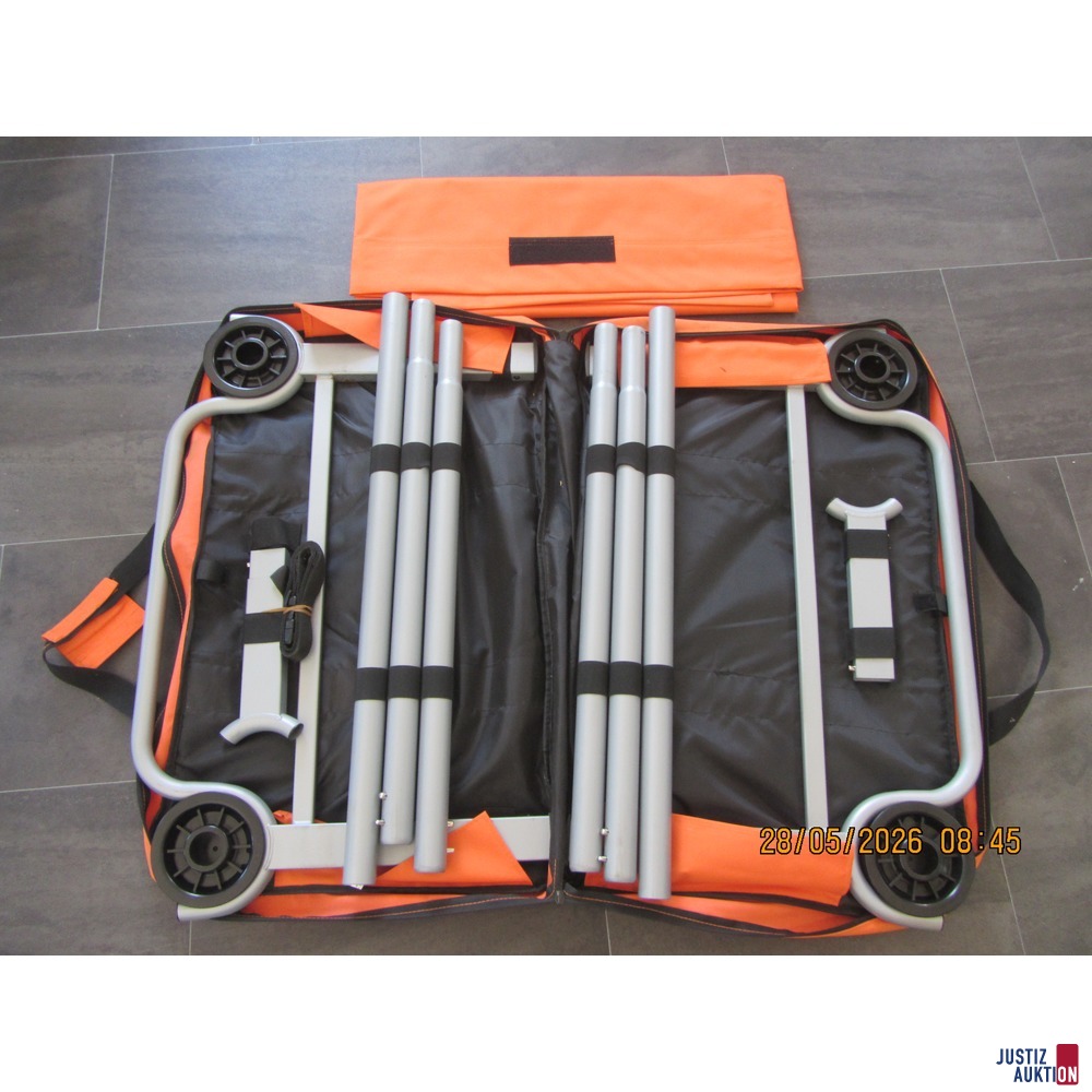 Campingbett - Teile in Tasche