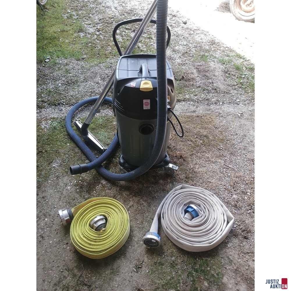 Kärcher mit Feuerwehrschläuche