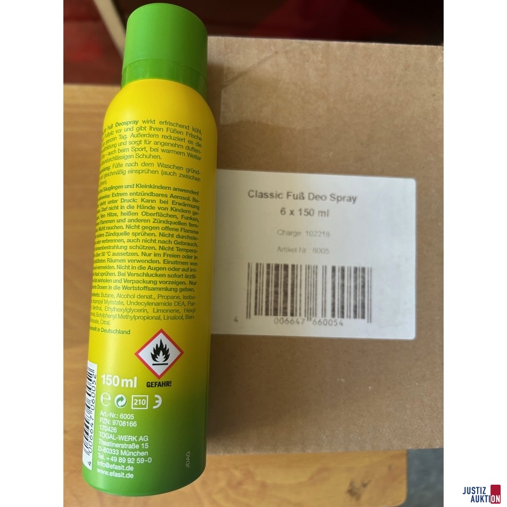 Fuß Deo Spray
