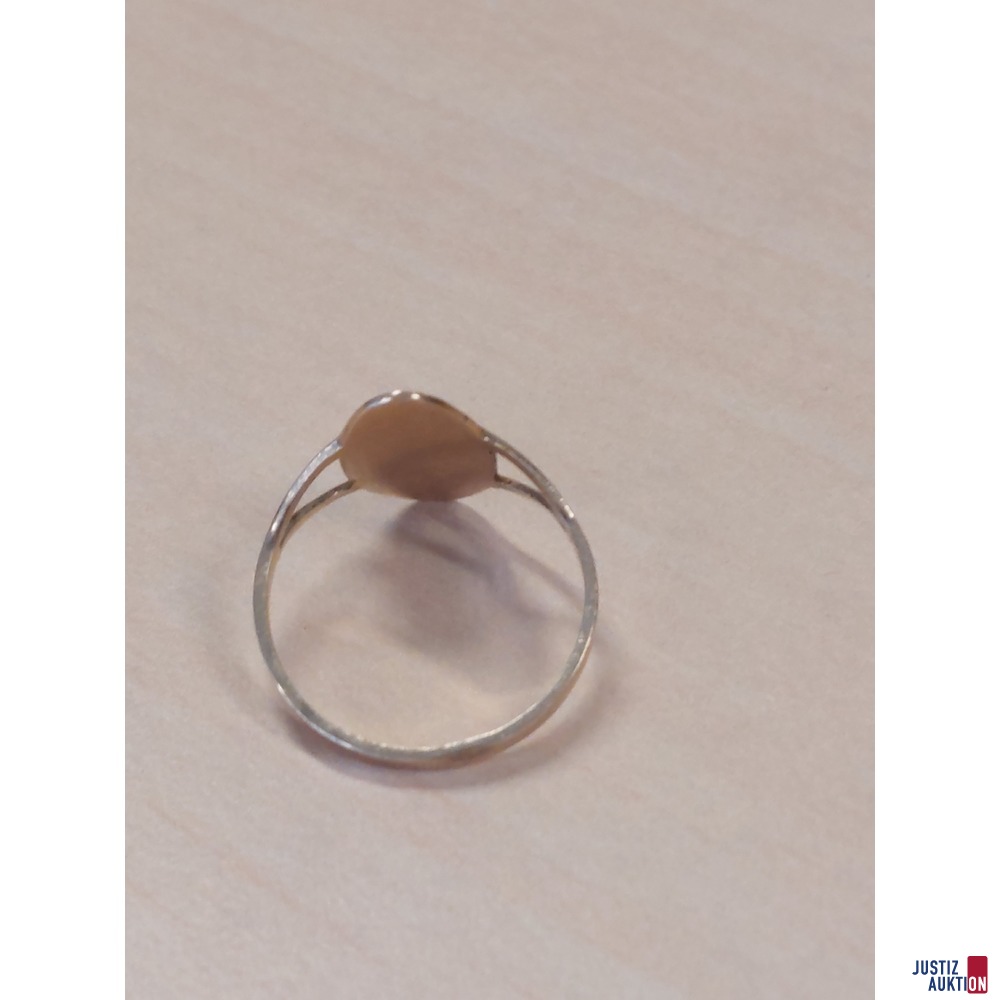 Damenring 585 &permil; punziert&comma; 2&comma;8 g&comma; Ringgr&ouml;&szlig;e 53