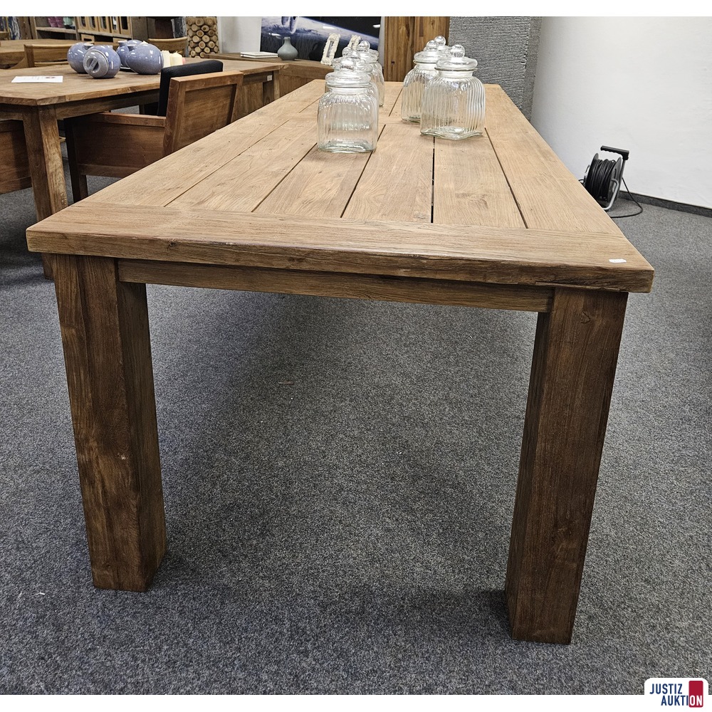 Teakholz Esstisch Outdoor