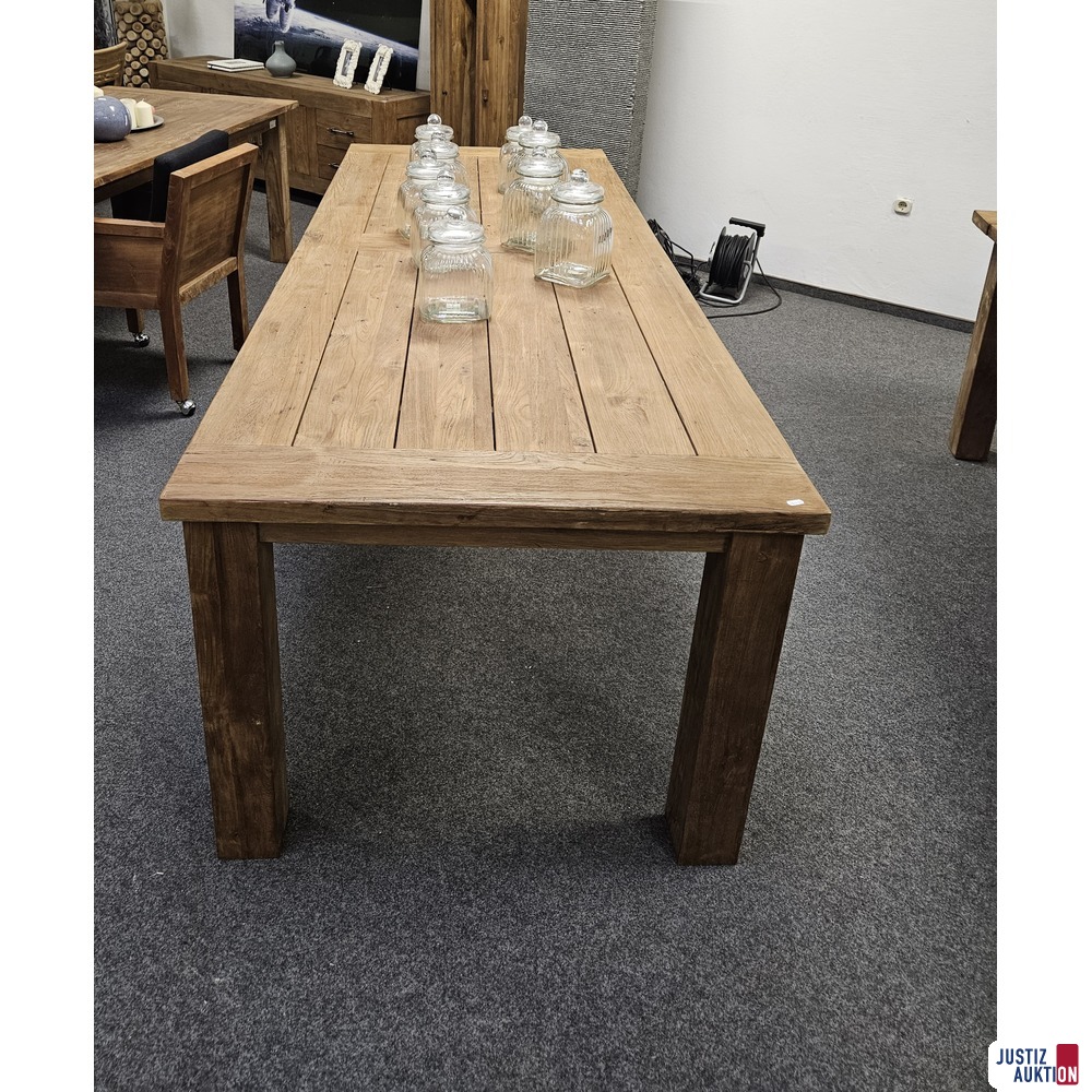 Teakholz Esstisch Outdoor