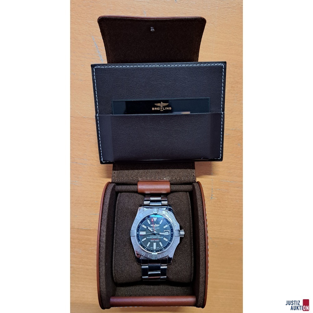 Breitling Herrenuhr Swiss Made&nbsp;&nbsp;Automatic Avanger II GMT A3239011