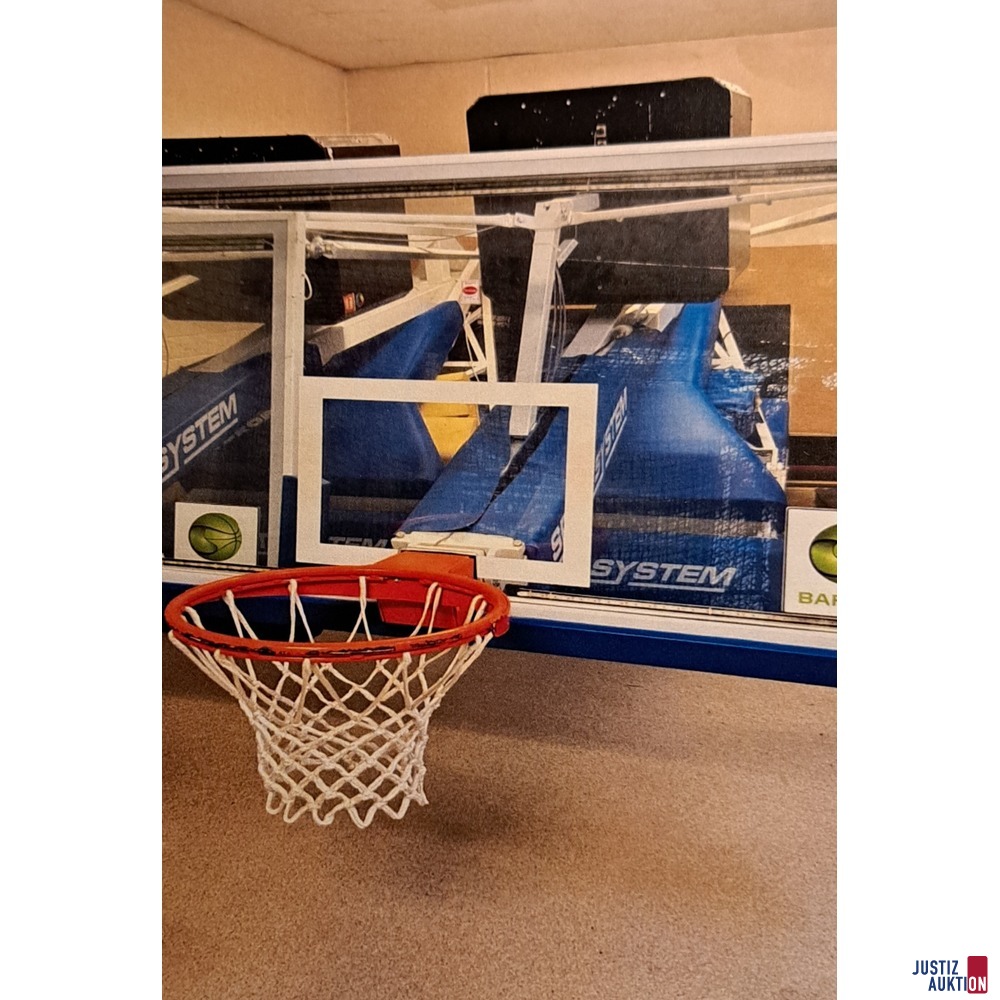 mobile Basketballkorbanlage