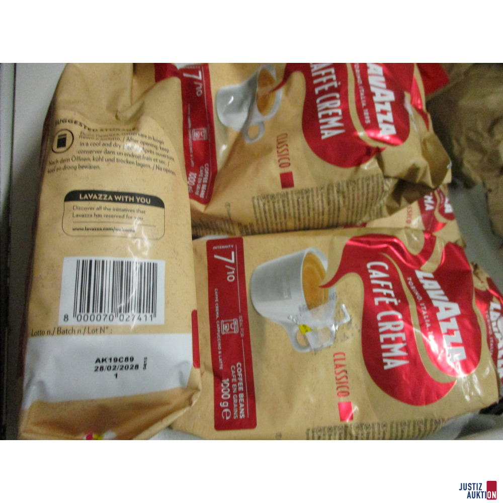 Lavazza Kaffeebohnen 5 Pakete – foto 2 – kavel bij Justiz-Auktion, Mönchengladbach