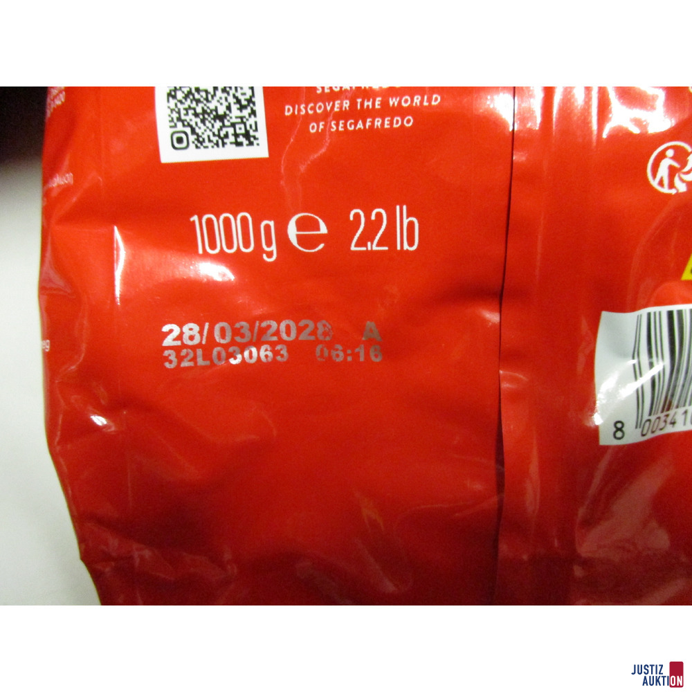 Segafredo Kaffeebohnen 5 Pakete – foto 3 – kavel bij Justiz-Auktion, Mönchengladbach