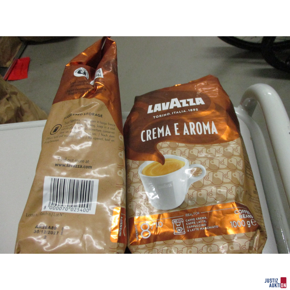 Lavazza Kaffeebohnen 5 Pakete – foto 2 – kavel bij Justiz-Auktion, Mönchengladbach