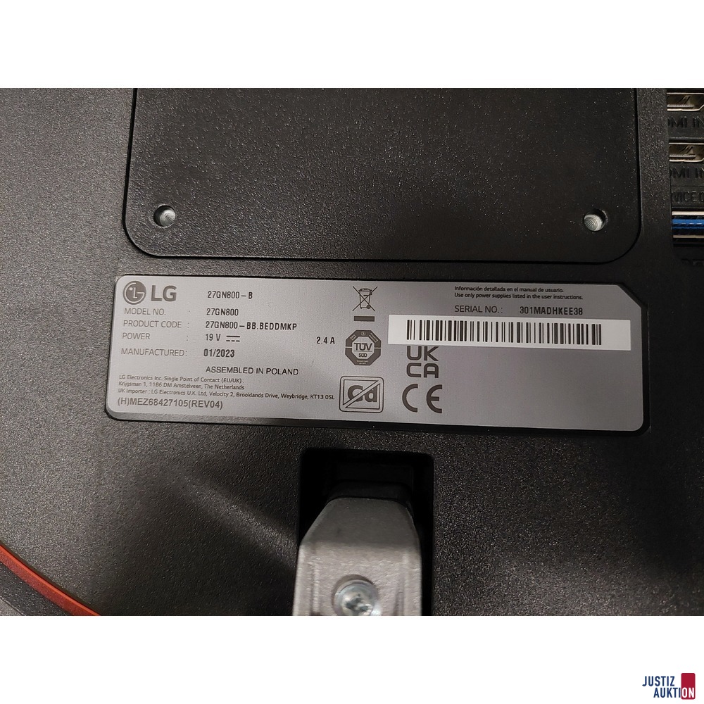 Monitor der Marke LG - Modell Nr.: 27GN800