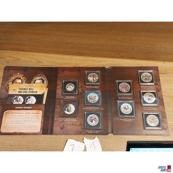 Terence Hill und Bud Spencer Sammlerm&uuml;nzen