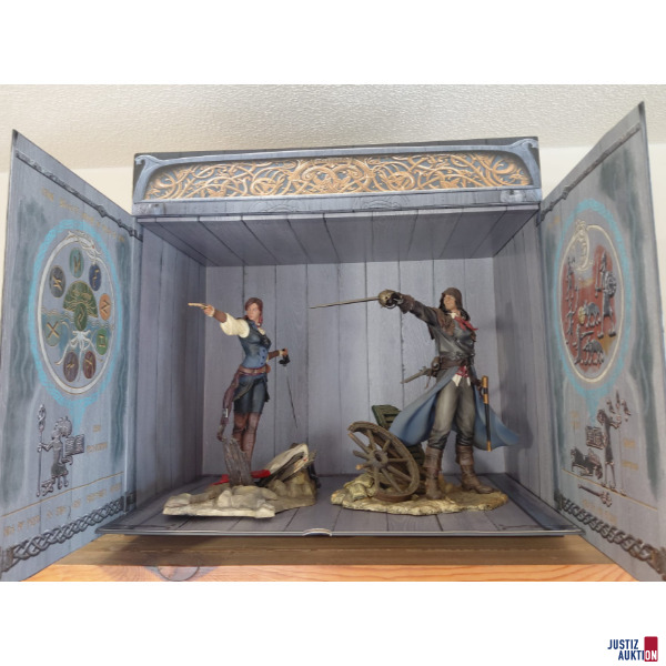 2 Stk&period; Assassins Creed Unity Arno&amp&semi;Elise Figuren - inkl&period; Box