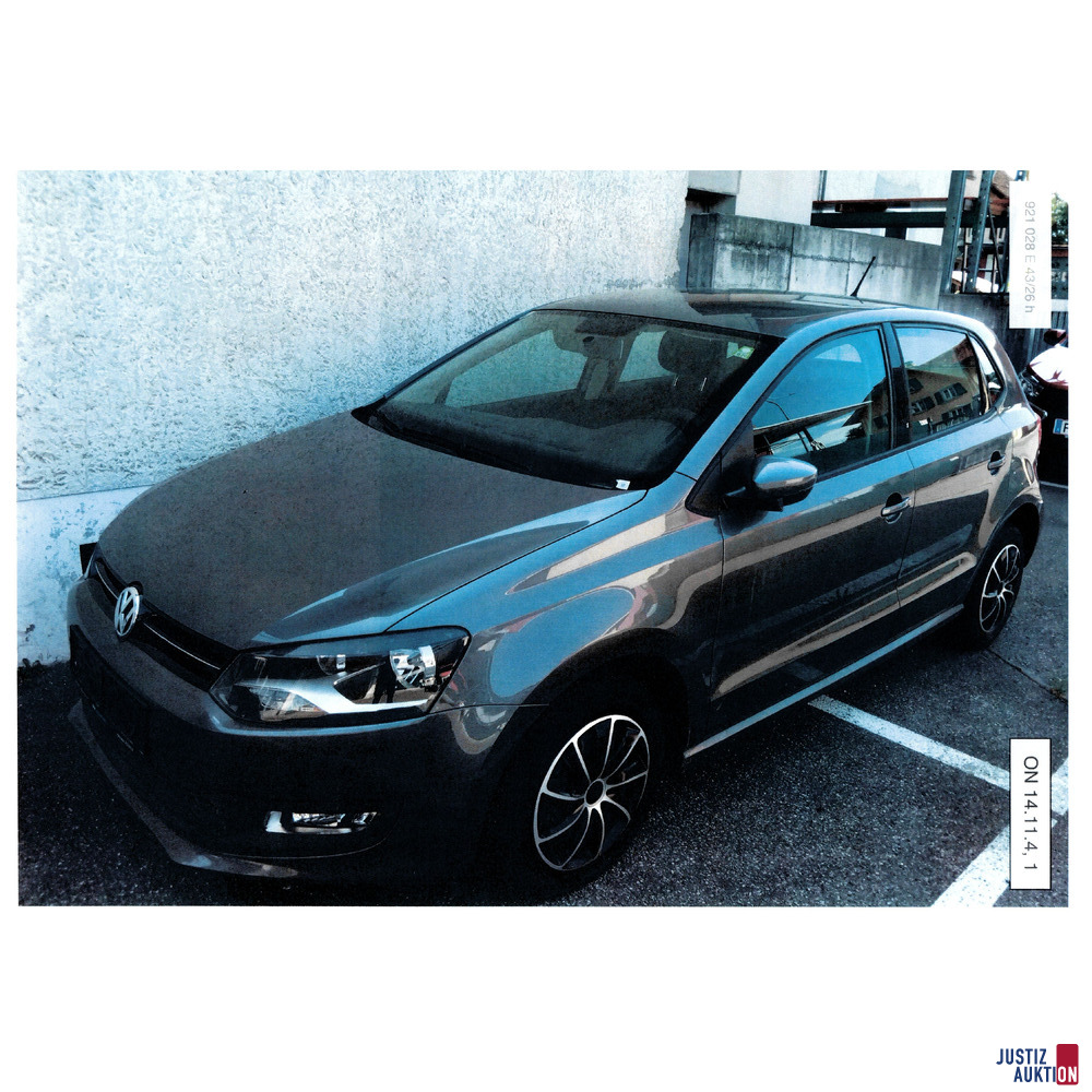VW-Polo dunkelgrau