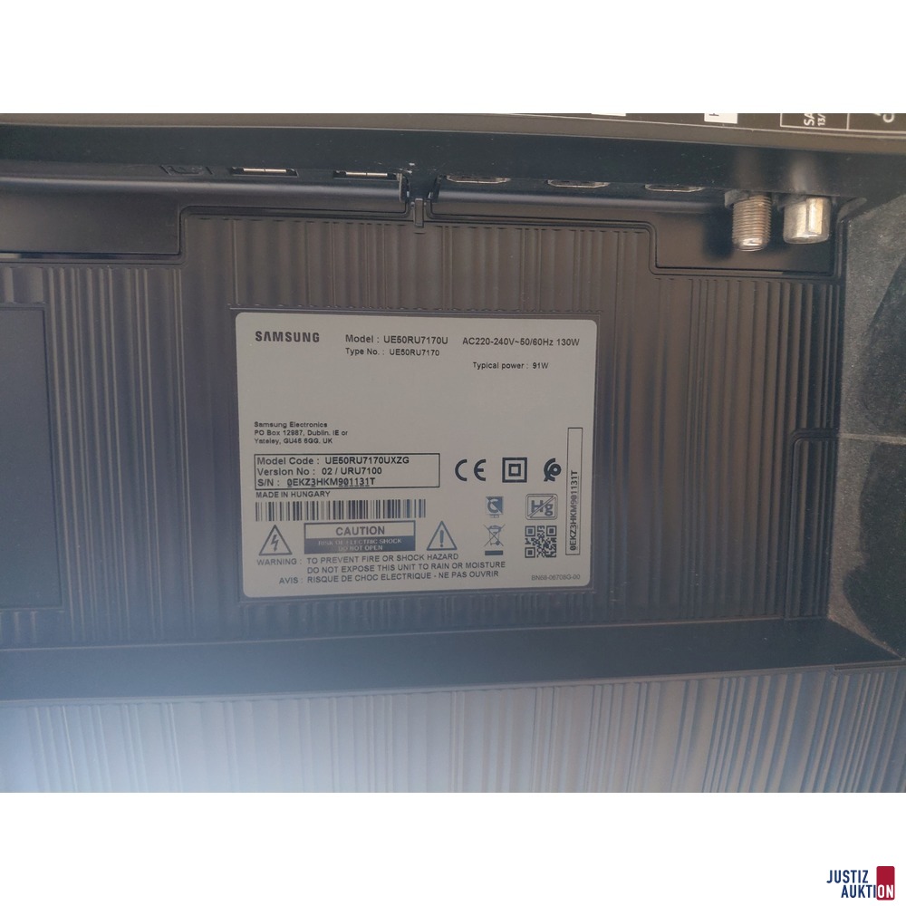 Fernseher der Marke Samsung&nbsp; - Model&colon; UE50RU7170U