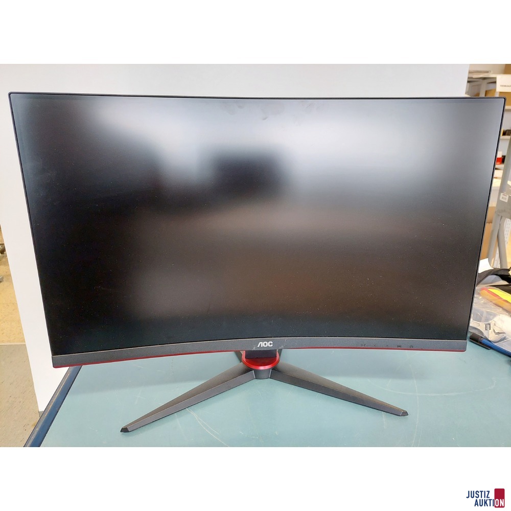 LCD Monitor der Marke AOC Model C27G2ZE/BK
