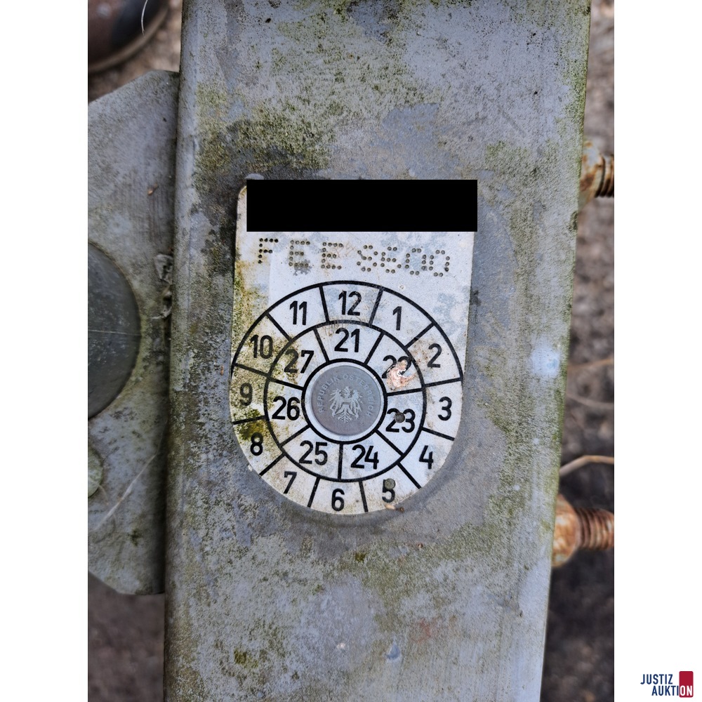 Einachsanh&auml;nger mit Segelboot