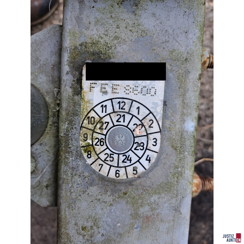 Einachsanh&auml;nger mit Segelboot