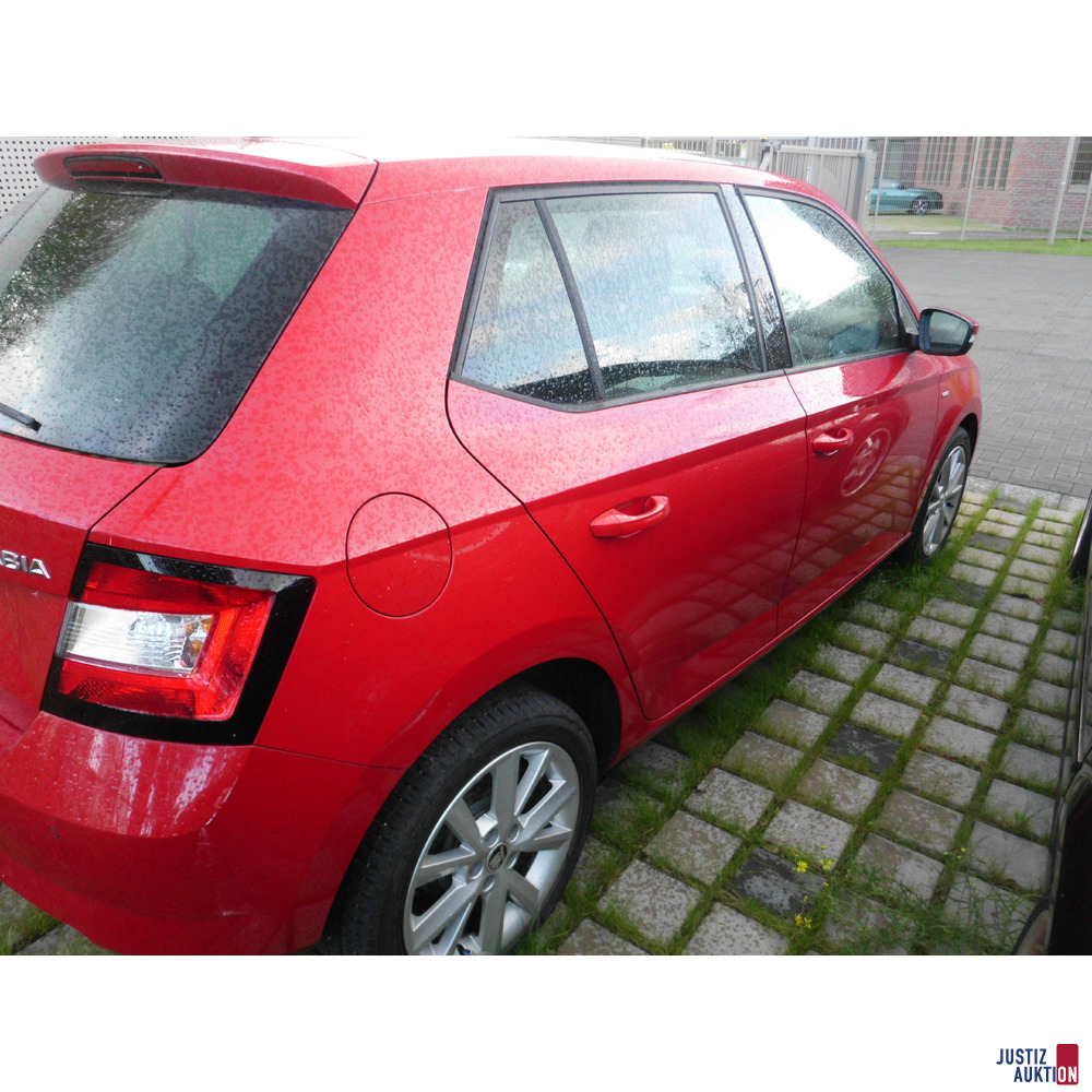 Skoda Fabia 1.0 MPI Clever rot – foto 5 – kavel bij Justiz-Auktion, Bremerhaven