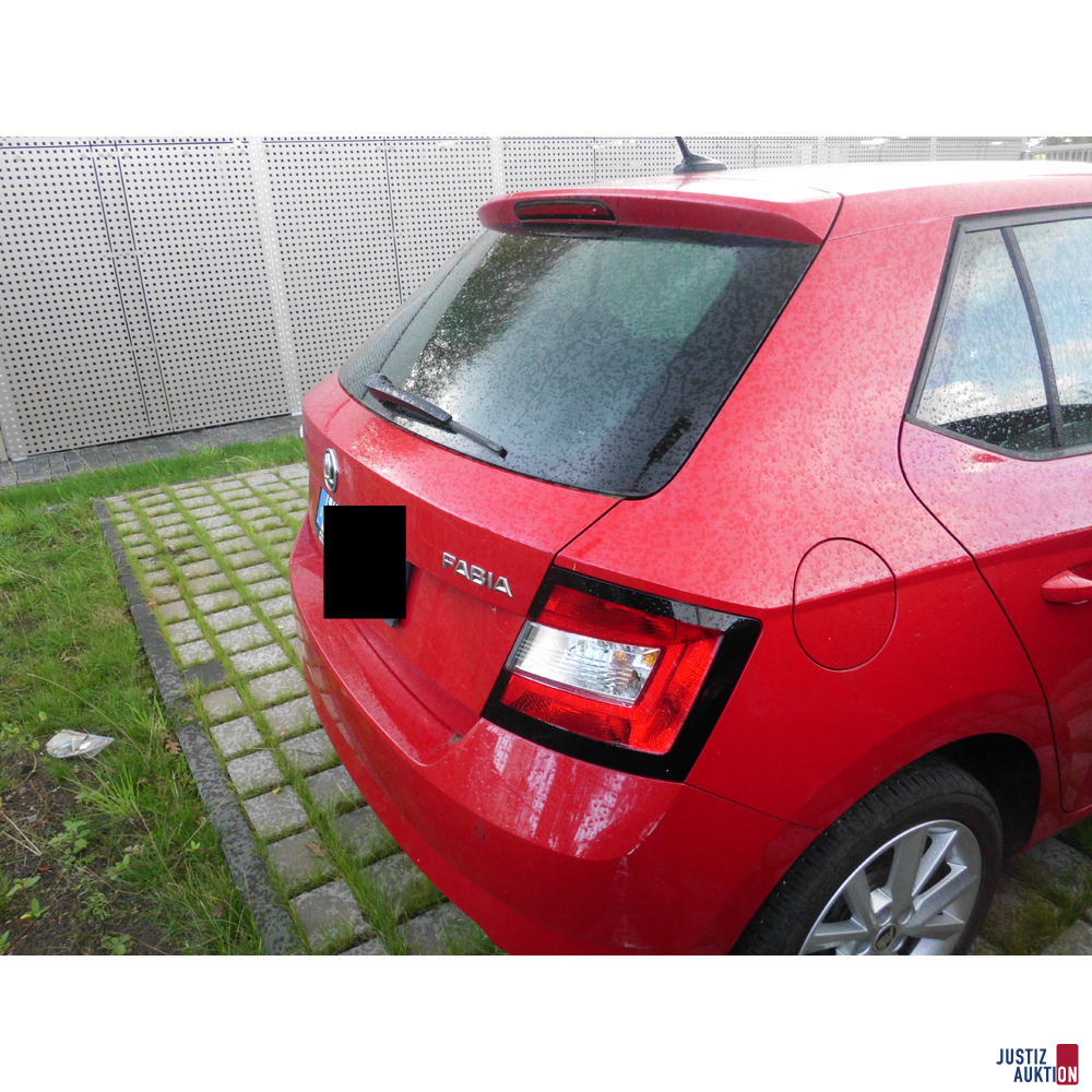Skoda Fabia 1.0 MPI Clever rot – foto 6 – kavel bij Justiz-Auktion, Bremerhaven
