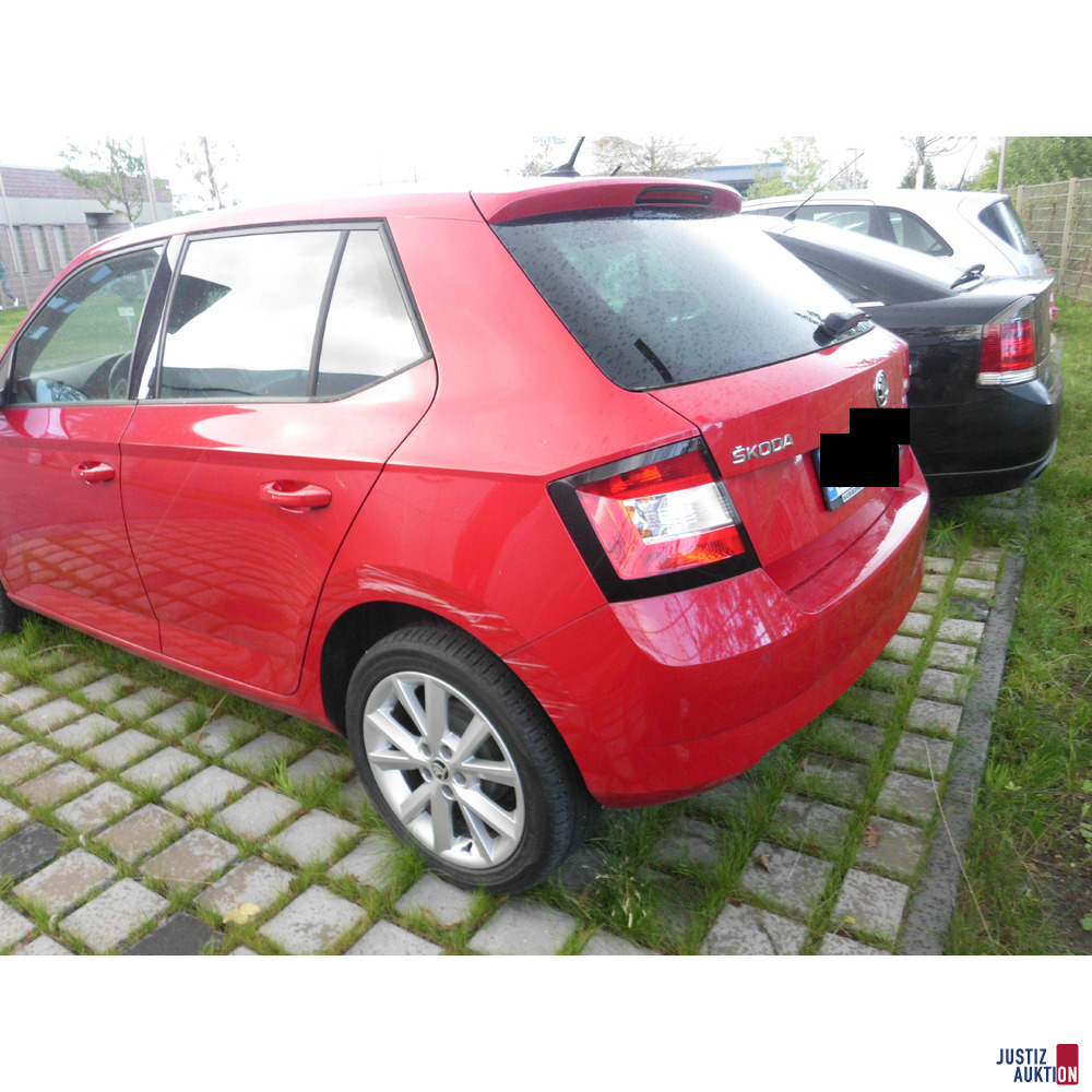 Skoda Fabia 1.0 MPI Clever rot – foto 3 – kavel bij Justiz-Auktion, Bremerhaven