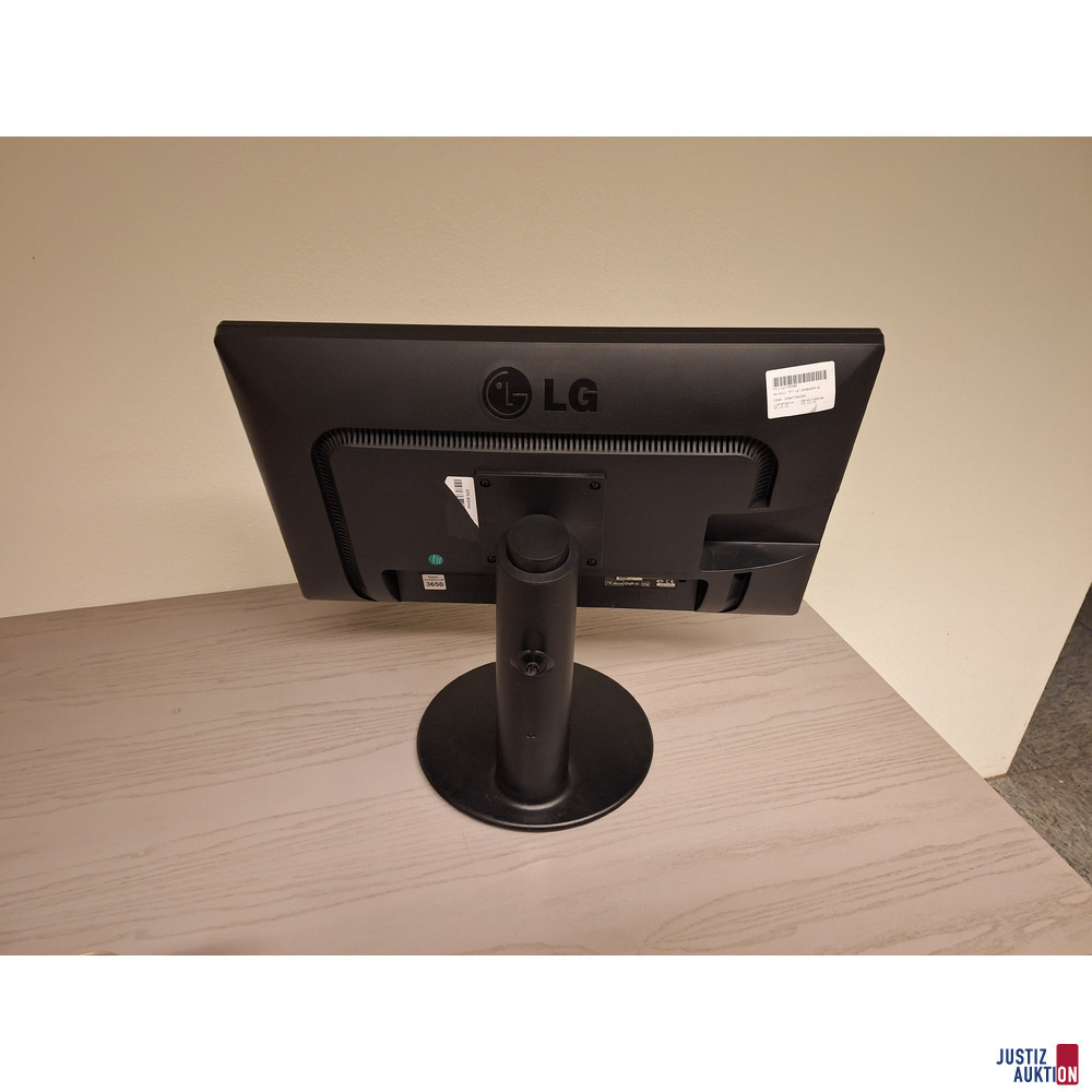 Fünf 24' Monitore LG 24-Zoll TFT 24MB35PM-g – foto 2 – kavel bij Justiz-Auktion, Leipzig