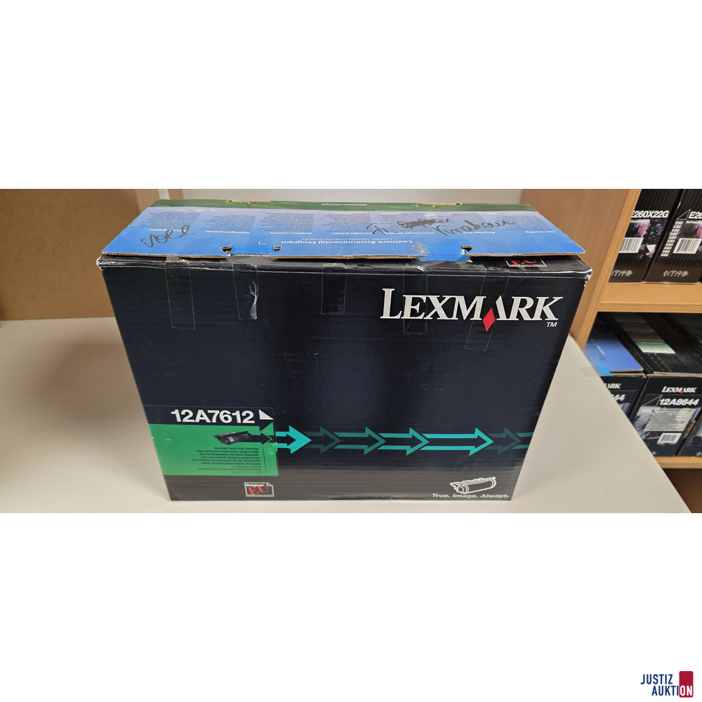 Toner 12A7612 Black für Lexmark – foto 2 – kavel bij Justiz-Auktion, Dresden