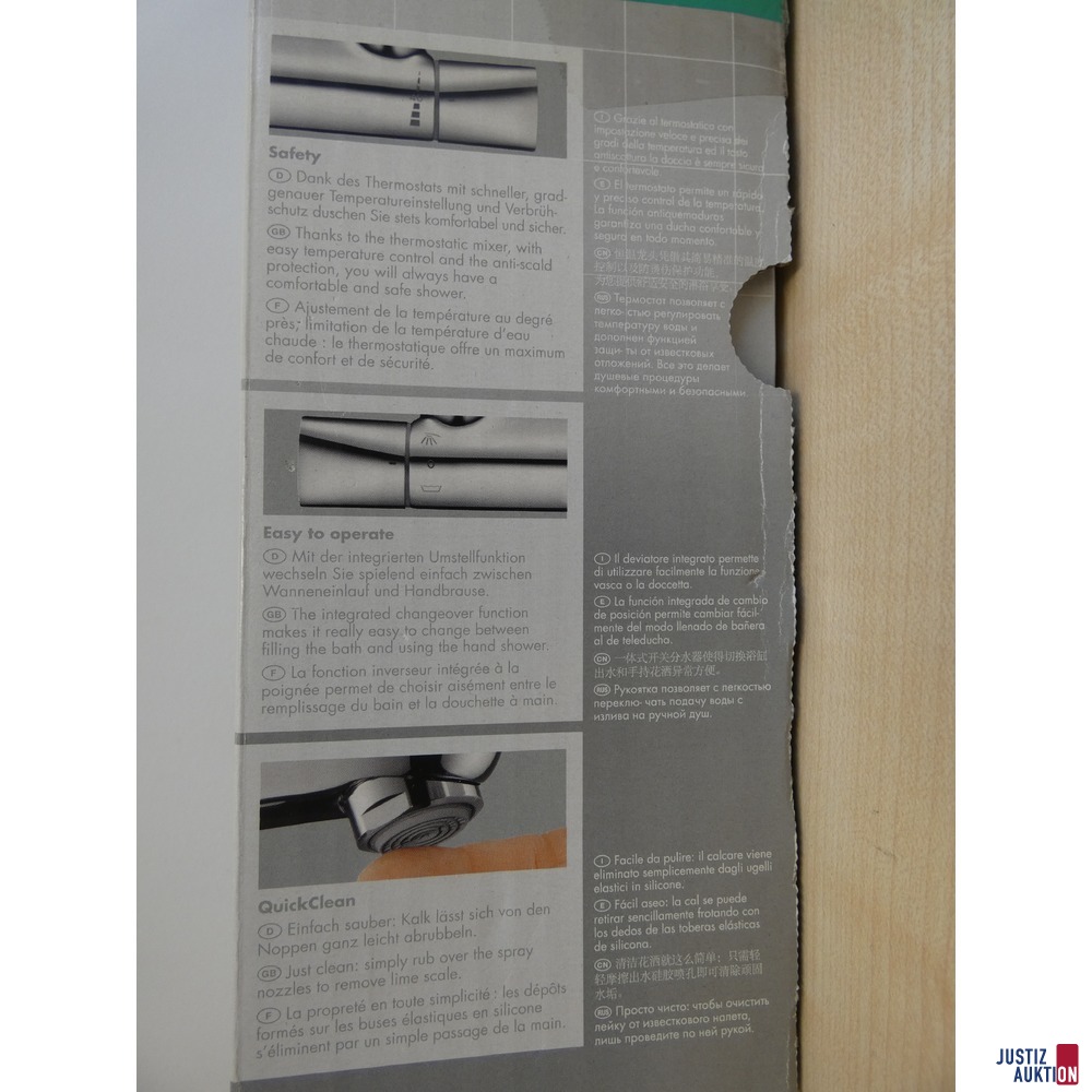 Wannenthermostat hansgrohe OVP