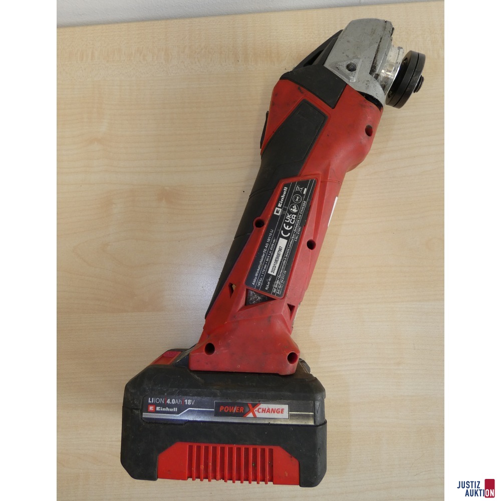Akku-Winkelschleifer Einhell TE-AG 18&sol;115 Li