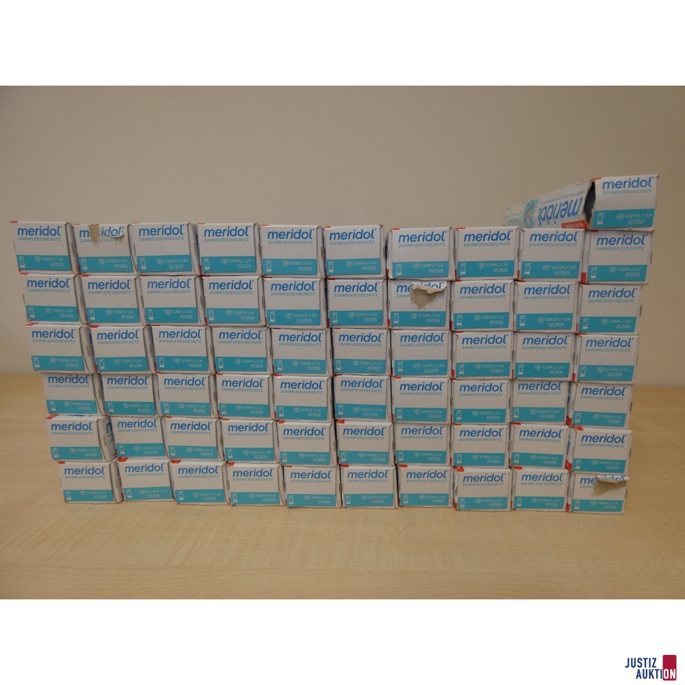 61 x Zahnpasta Meridol&comma; OVP