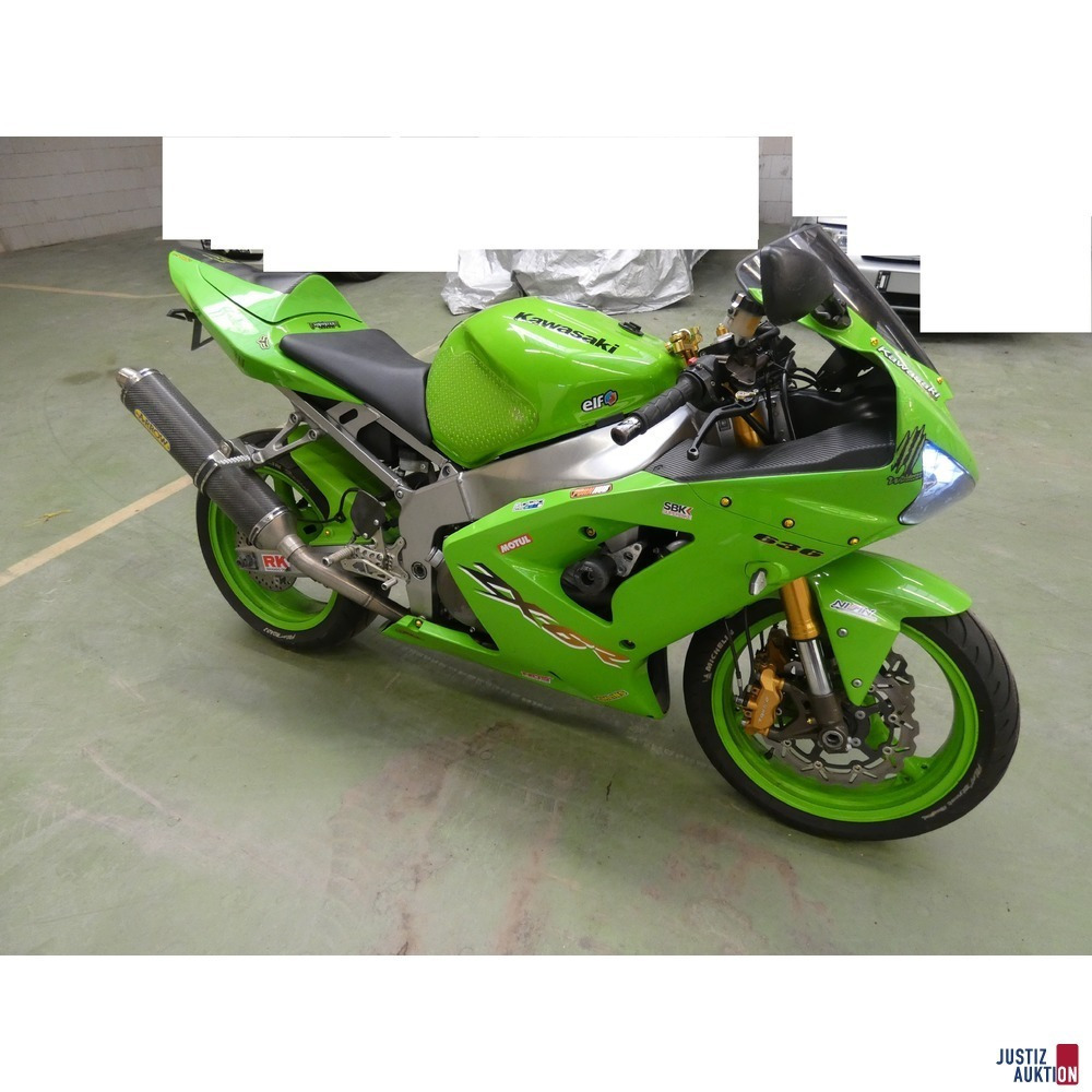Motorrad Kawasaki Ninja – foto 3 – kavel bij Justiz-Auktion, Chemnitz