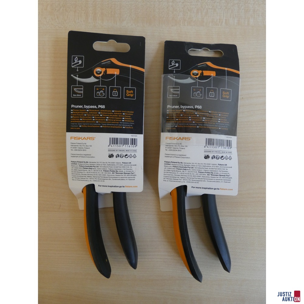 Fiskars Gartenwerkzeuge in OVP Schere