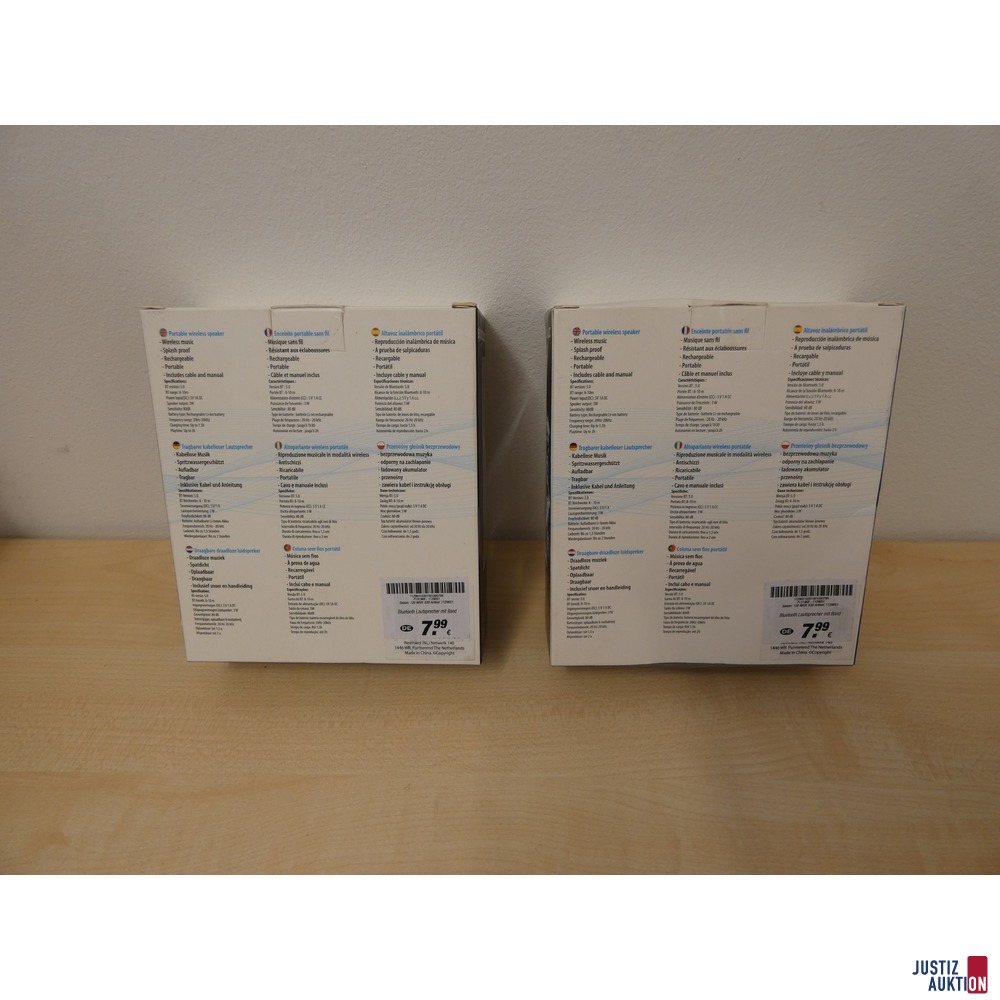 zwei portable Wireless Speaker &quot&semi;Soundlogic&quot&semi;