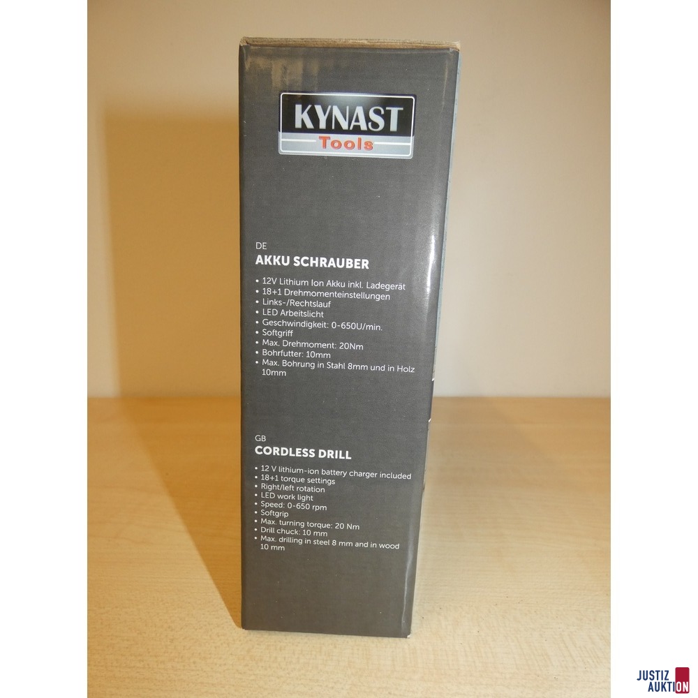Akkuschrauber "Kynast Tools" 12 V, neu, in OVP