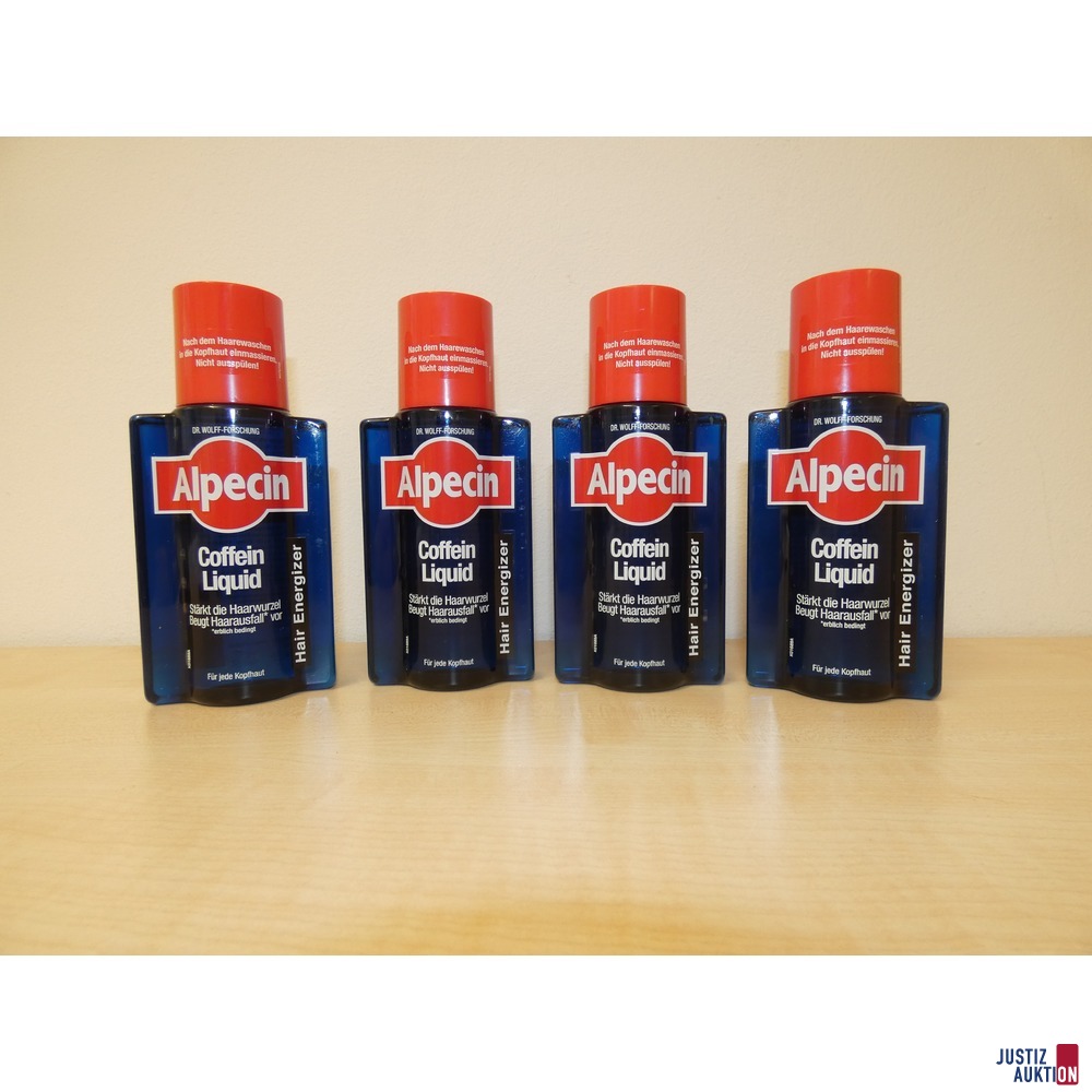 4 x Alpecin Coffein Liquid Hair Energizer, 200 ml
