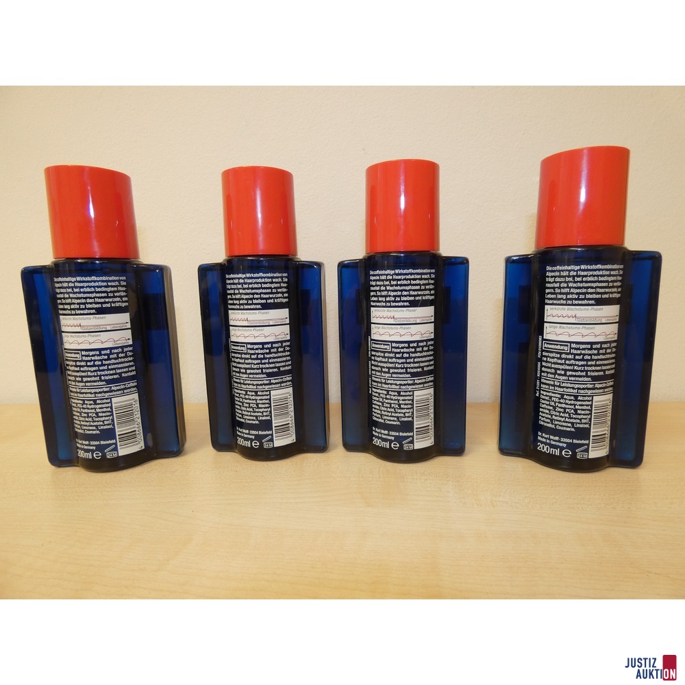4 x Alpecin Coffein Liquid Hair Energizer, 200 ml