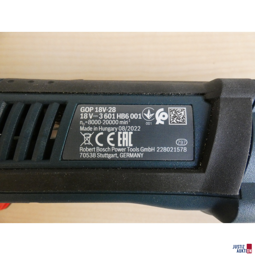 Akku-Multi-Cutter Bosch GOP 18V-28