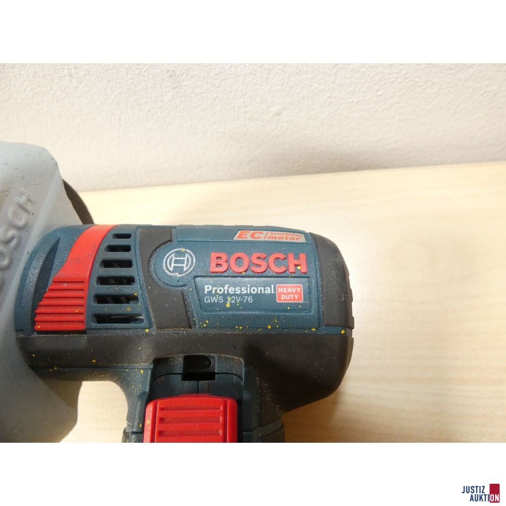 Winkelschleifer Bosch GWS 12V-76 Professional mit Akku